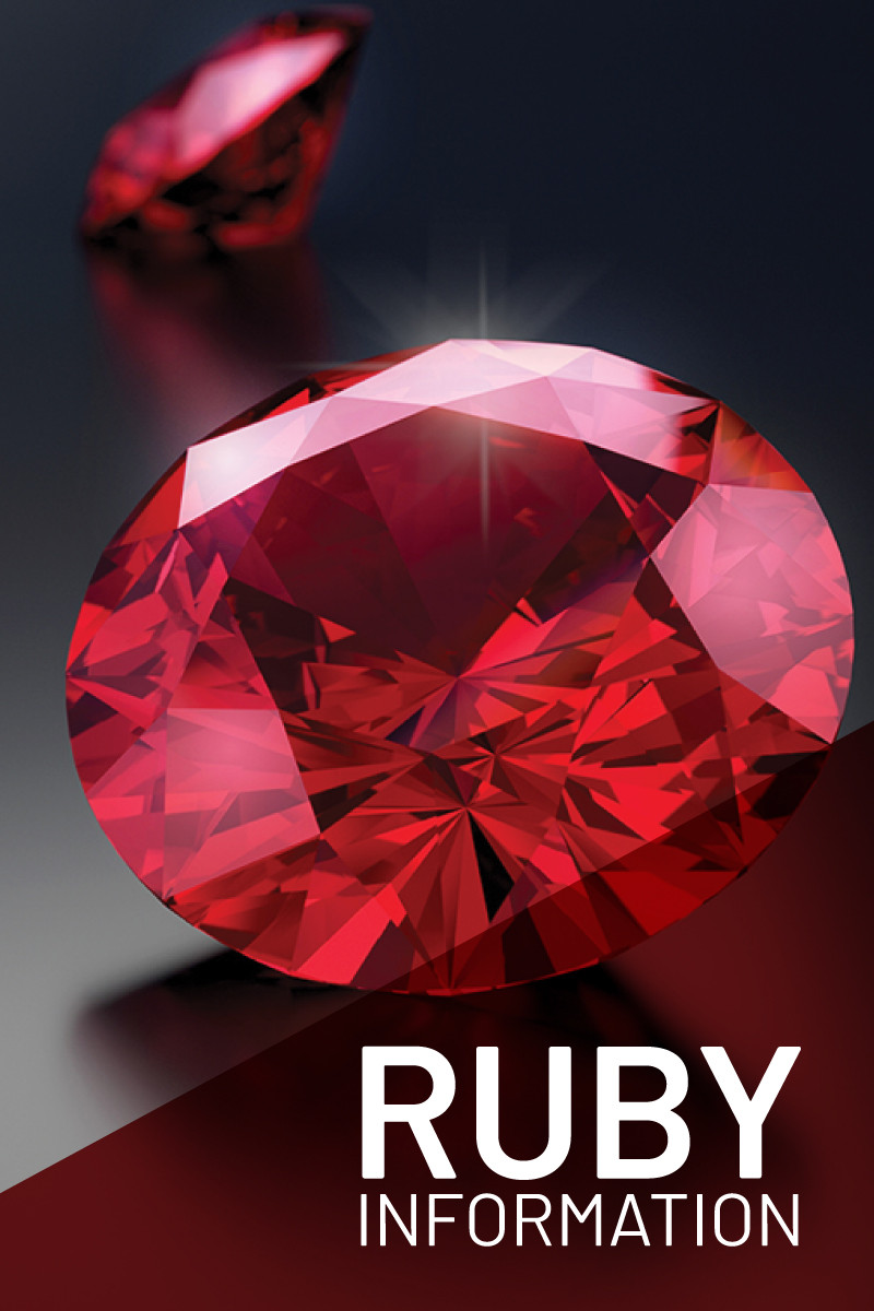 Ruby: The King of Gems - A brilliant cut ruby gemstone