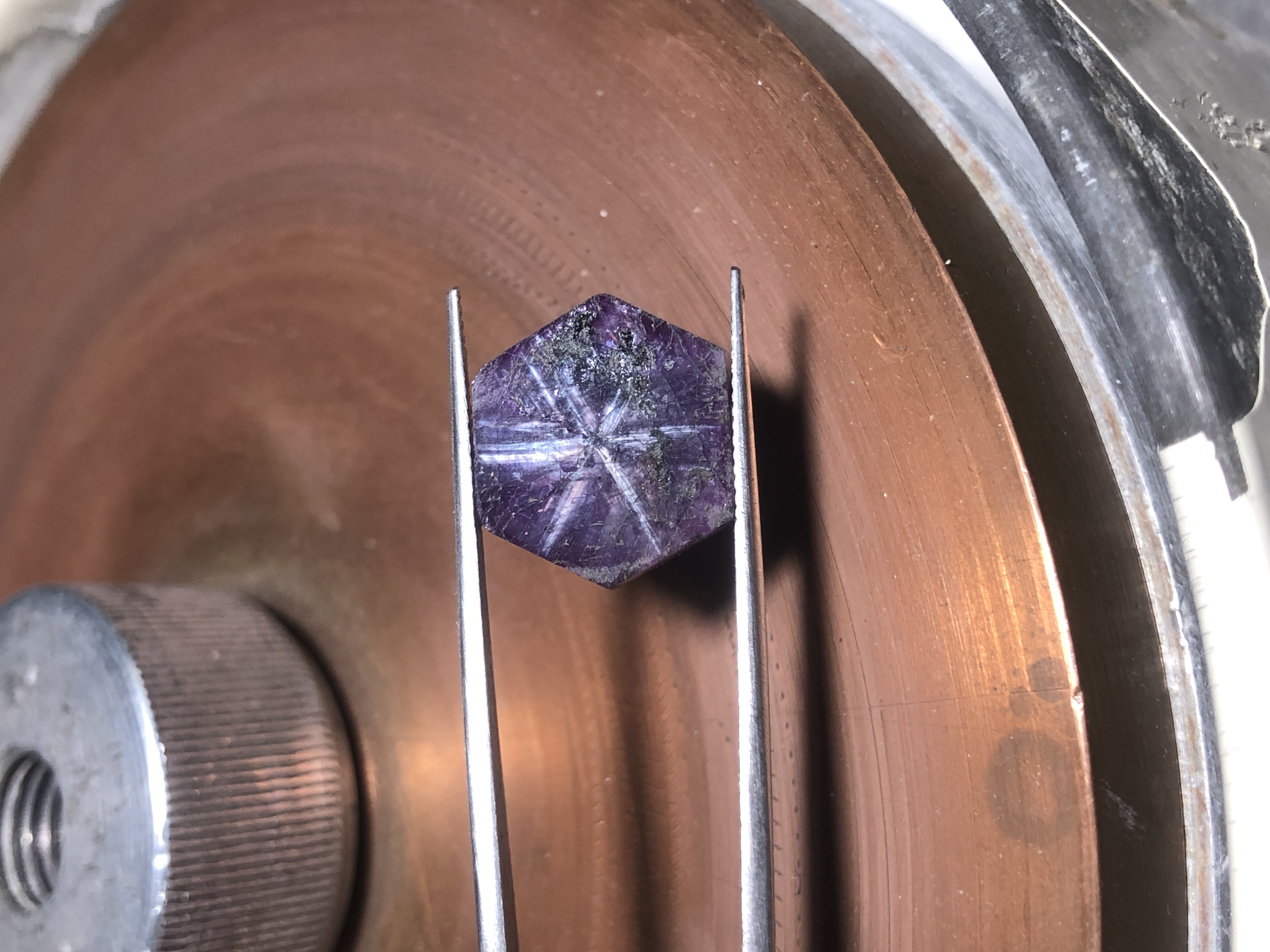 Natural Trapiche Ruby 10.75 Ct Kashmir Pakistan view 1
